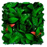 Follaje Artificial Laurel Rojo